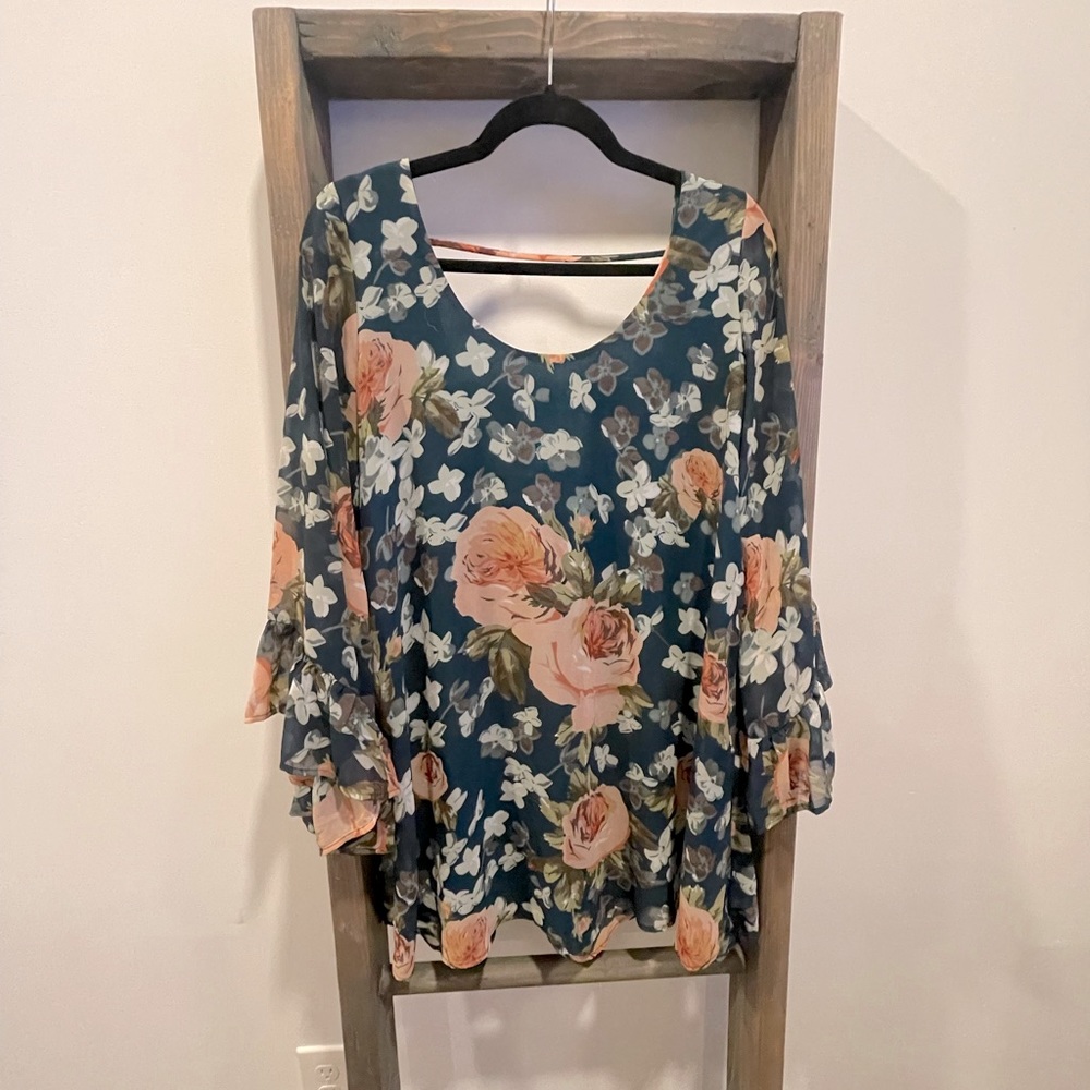 Floral mini dress